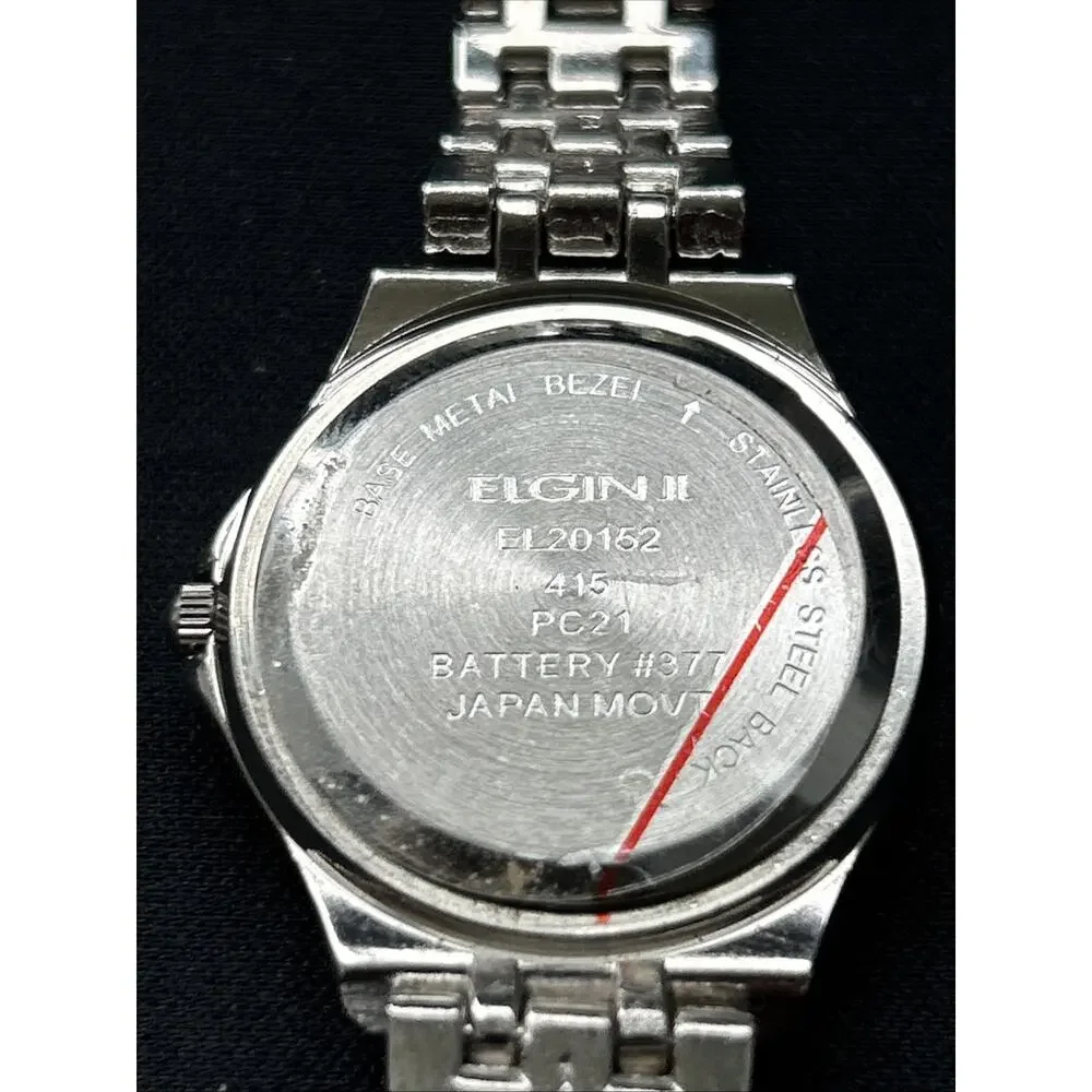 Elgin II Silver Tone Women’s Quartz Watch